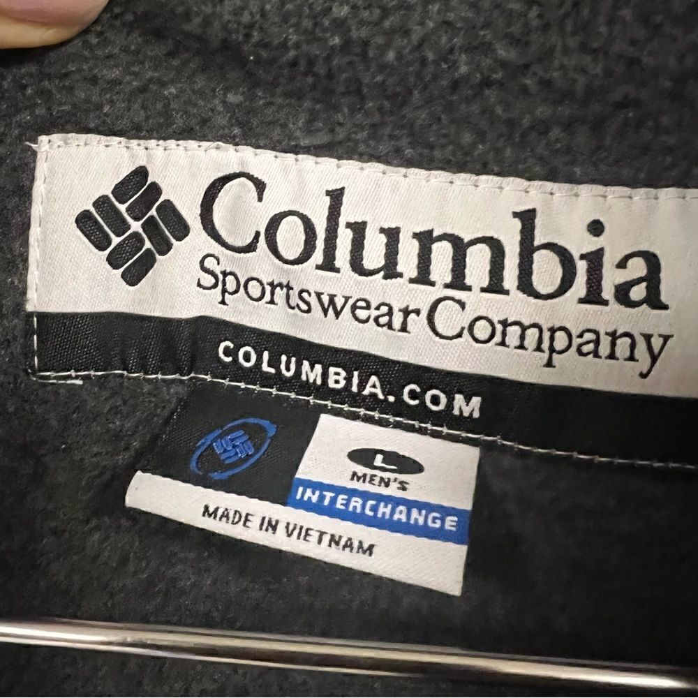 Columbia blue interchange zip up coat with fleece interior size L - Picture 10 of 10